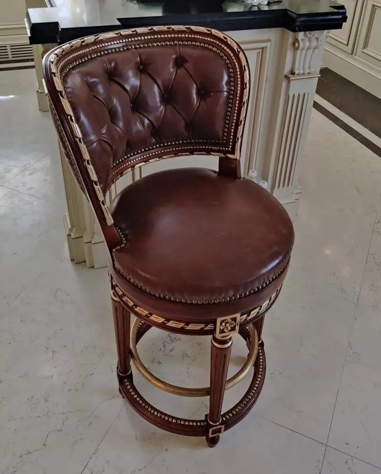 Bar stool after restoration