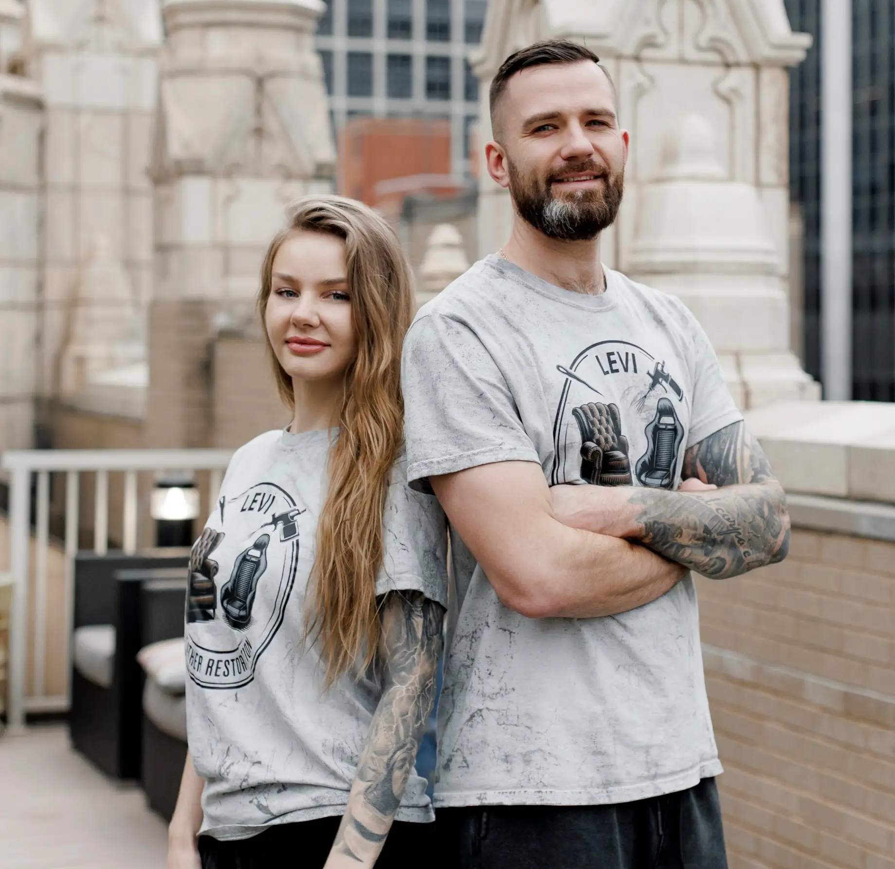 Levi Leather Restoration team