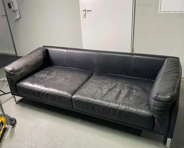 Sofa before restoration