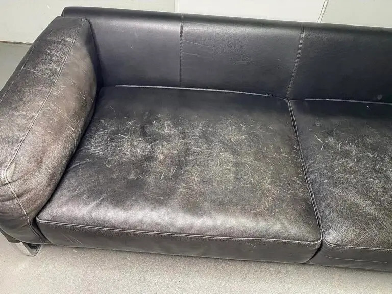 Sofa before restoration